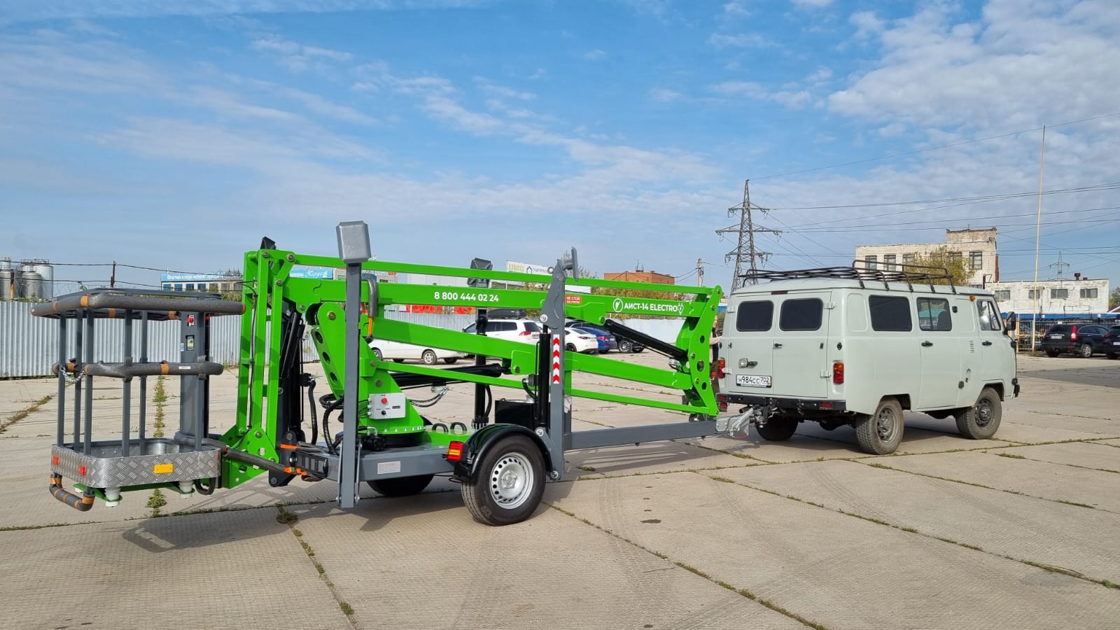 Коленчатый подъемник Другое АИСТ 10 - фото 3